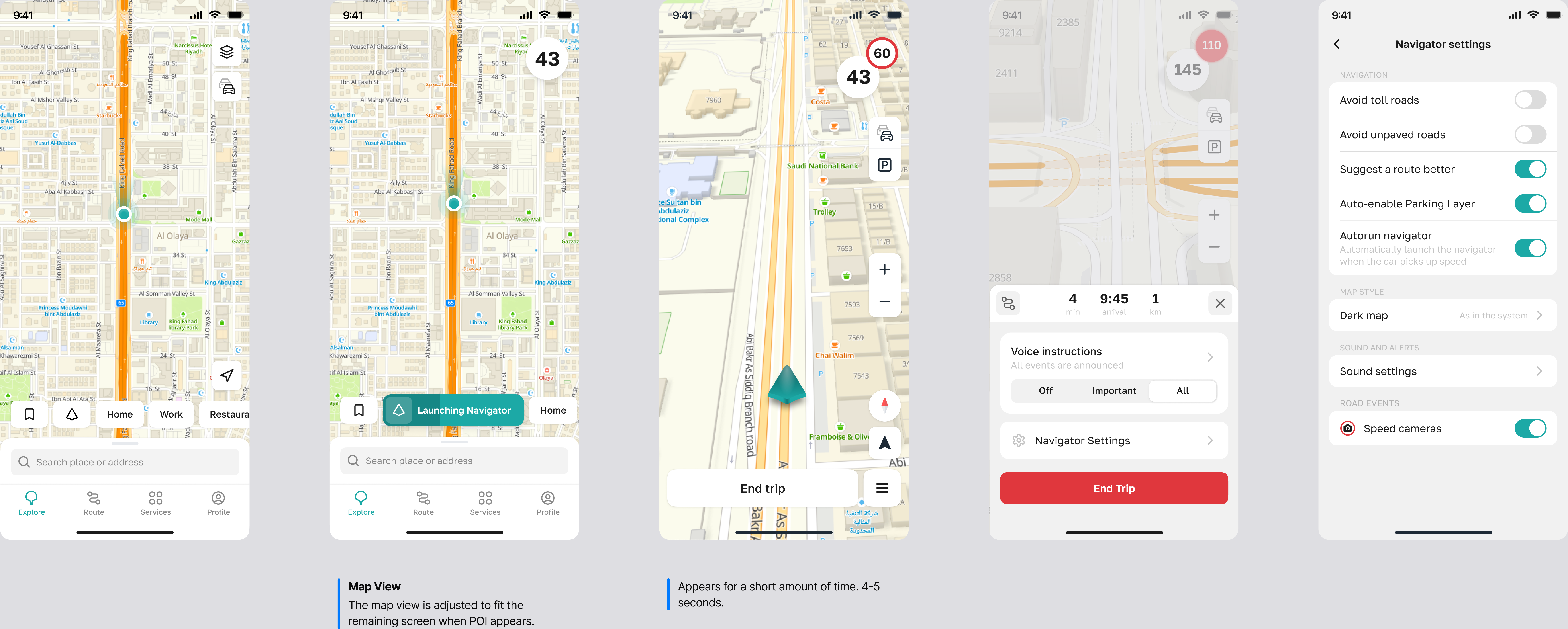 Free Roam, map controls